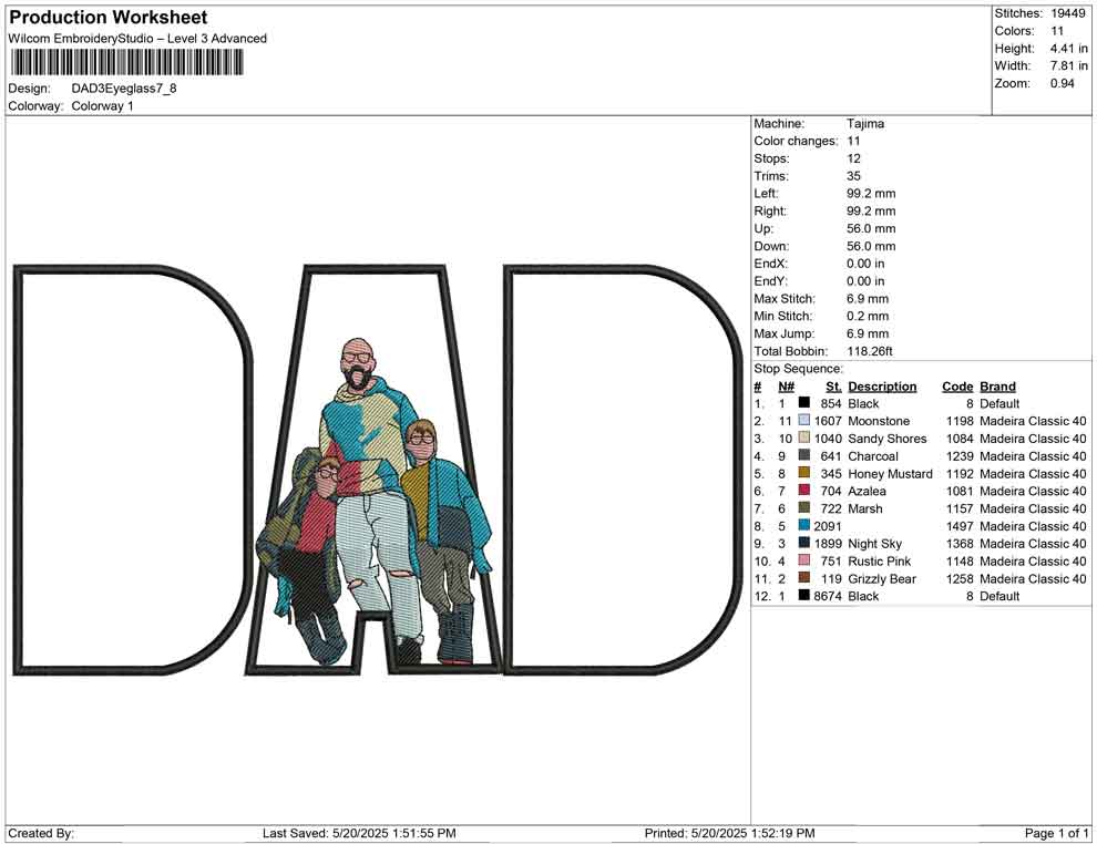 DAD 3 Eyeglass