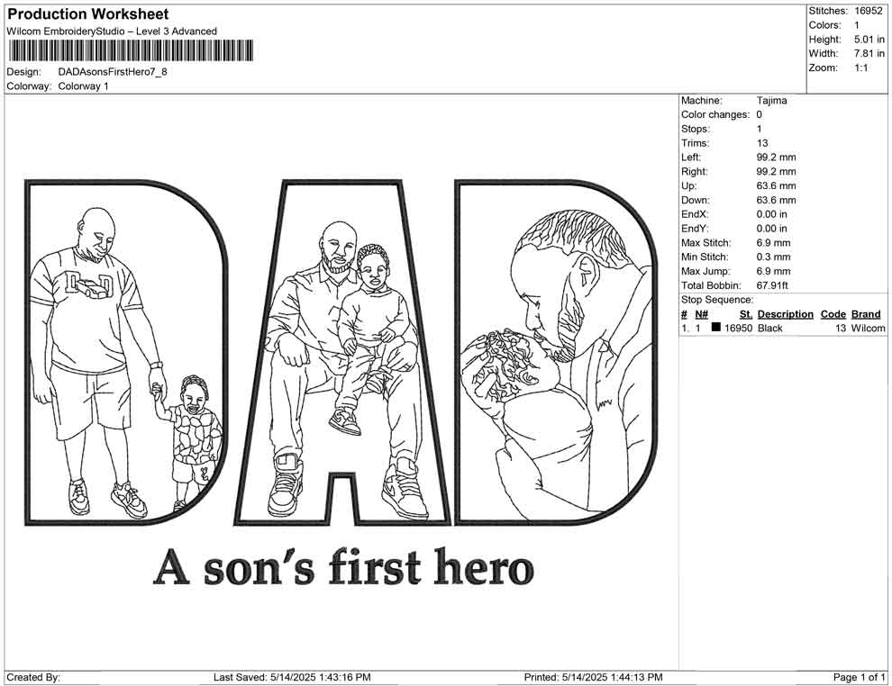 DAD A sons First Hero