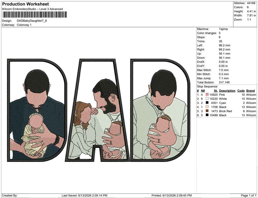 DAD Baby Daughter