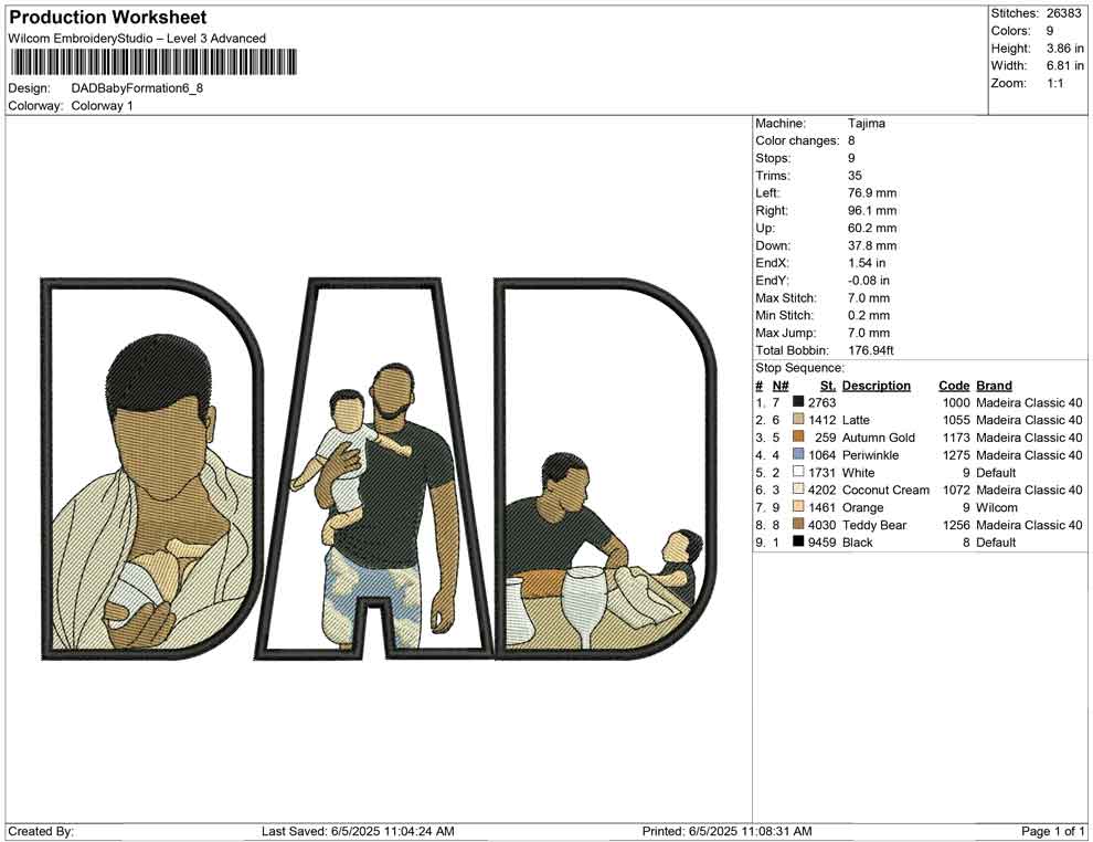 DAD Baby Formation