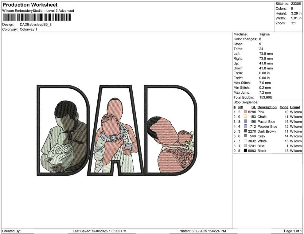 DAD Baby sleep B