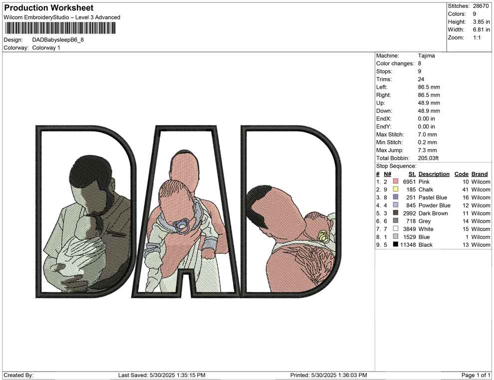 DAD Baby sleep B