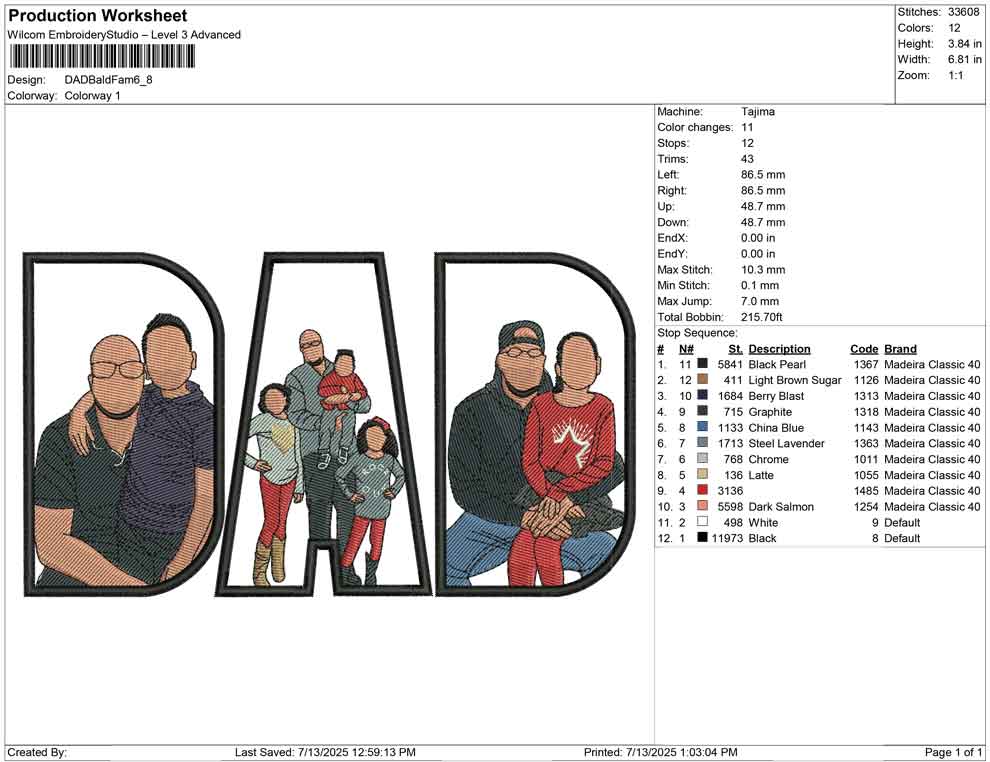 DAD Bald Fam