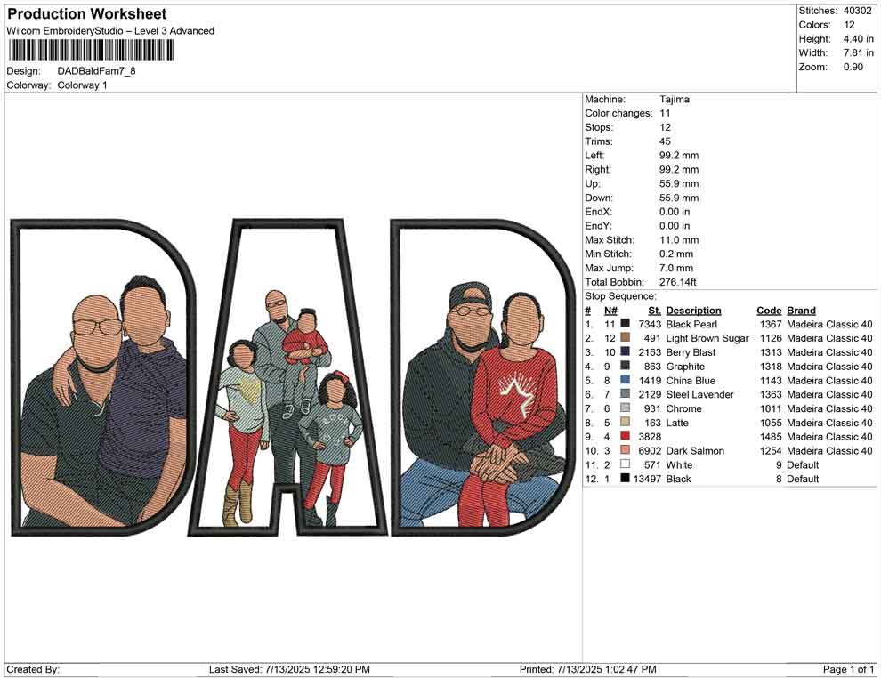 DAD Bald Fam