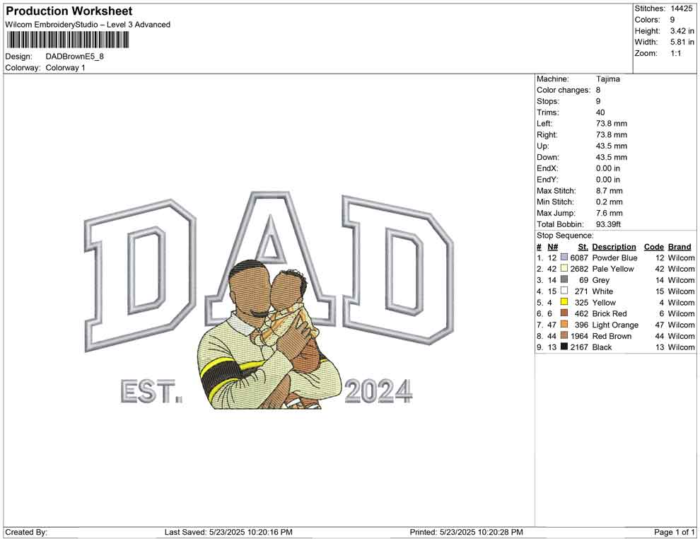 DAD Brown E