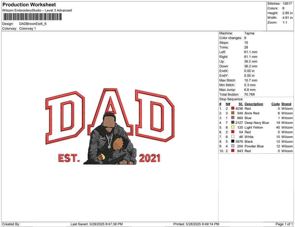 DAD Brown Est