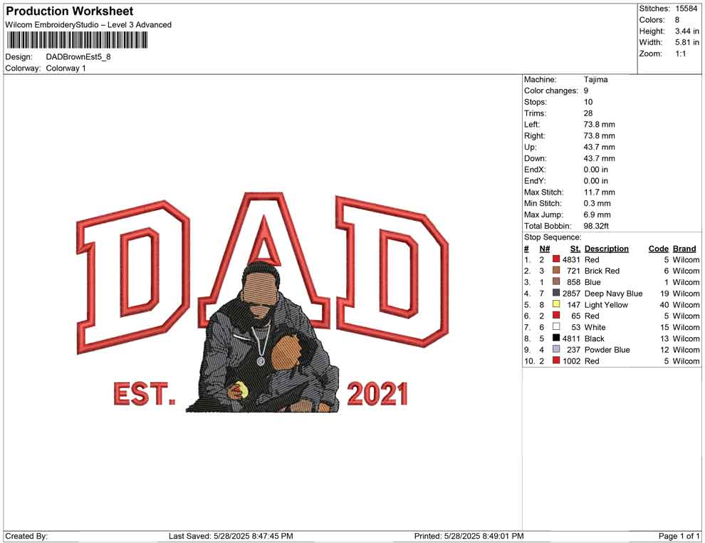 DAD Brown Est