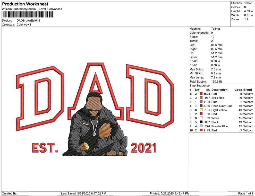 DAD Brown Est