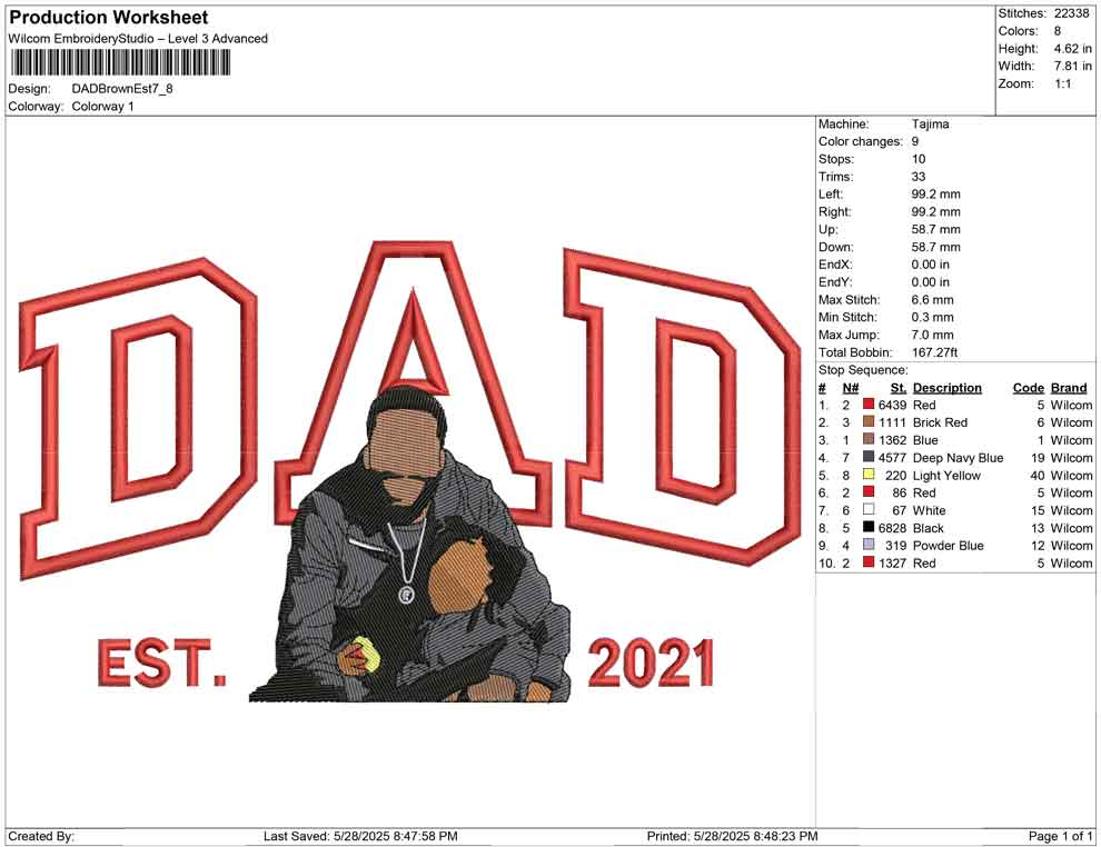 DAD Brown Est