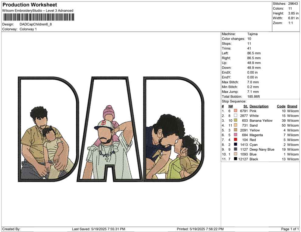 DAD Cap Children