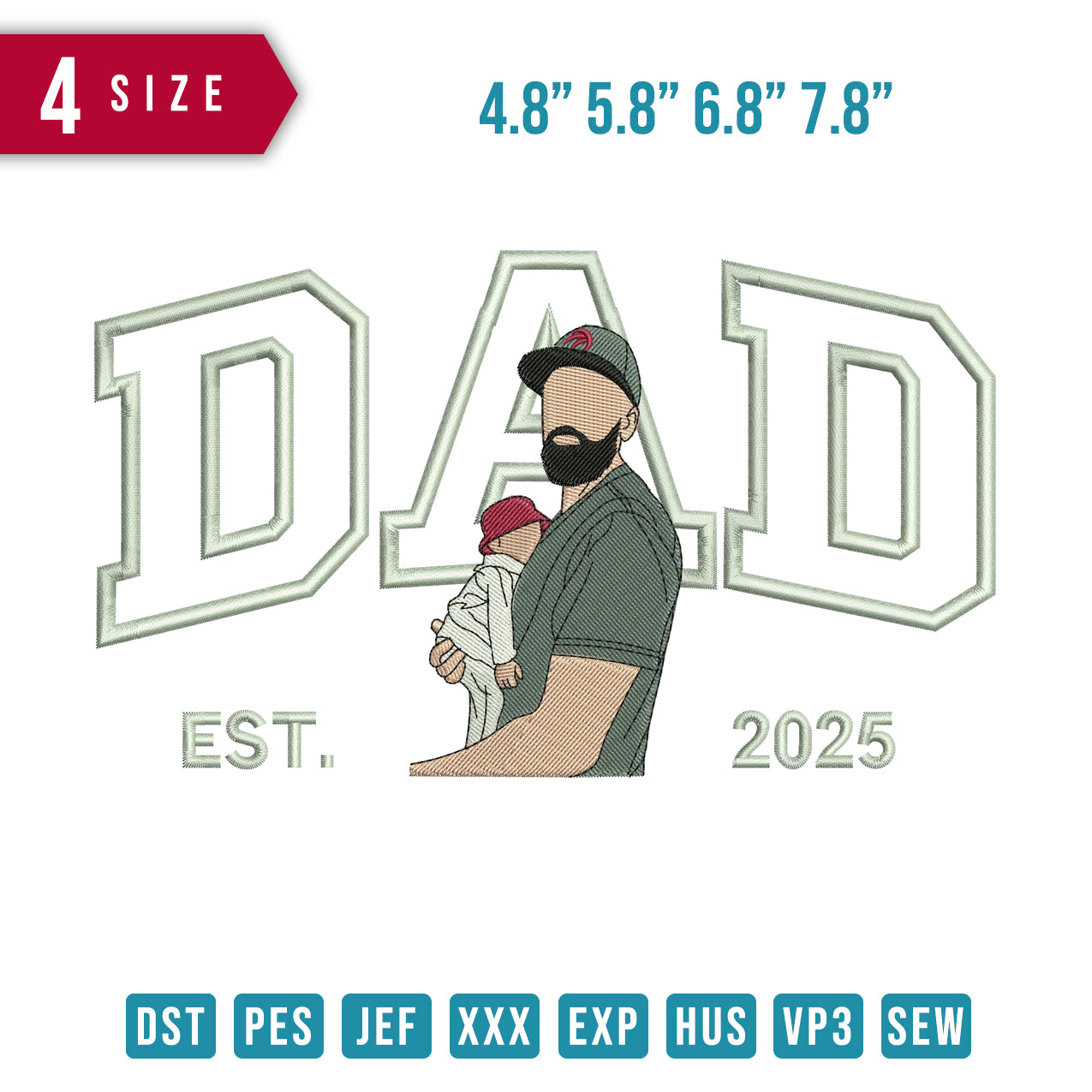 DAD Cap Huge Baby