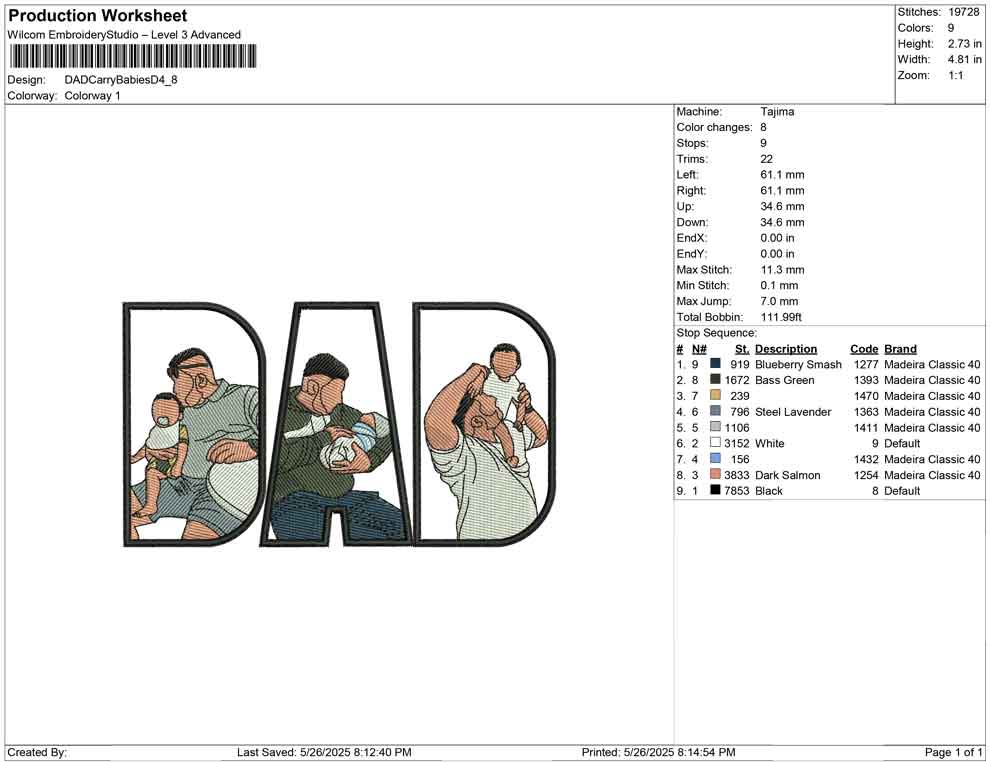 DAD Carry Babies D