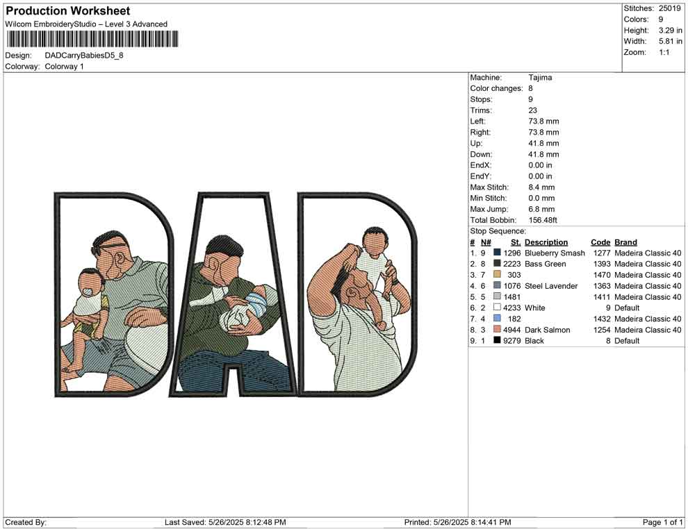 DAD Carry Babies D