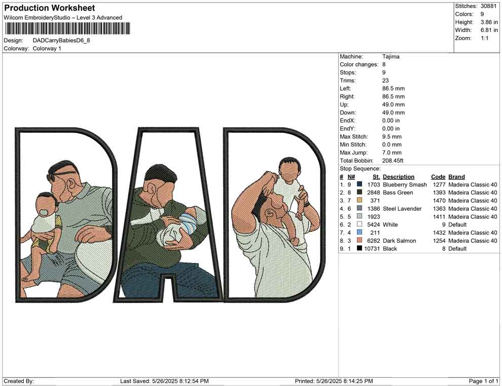 DAD Carry Babies D