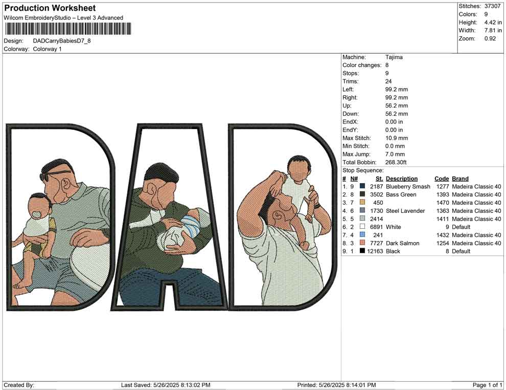 DAD Carry Babies D