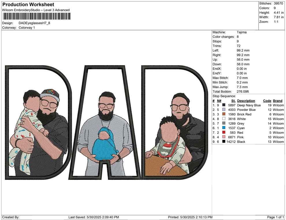 DAD Eyeglasses H