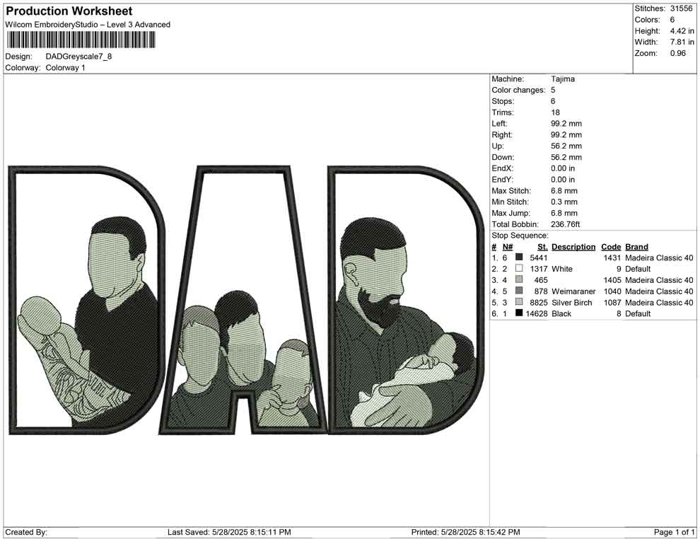 DAD Grey scale