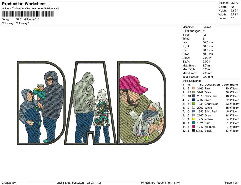 DAD Hat hoodie