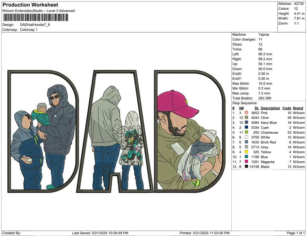 DAD Hat hoodie