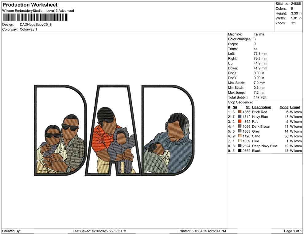 DAD Huge Baby C
