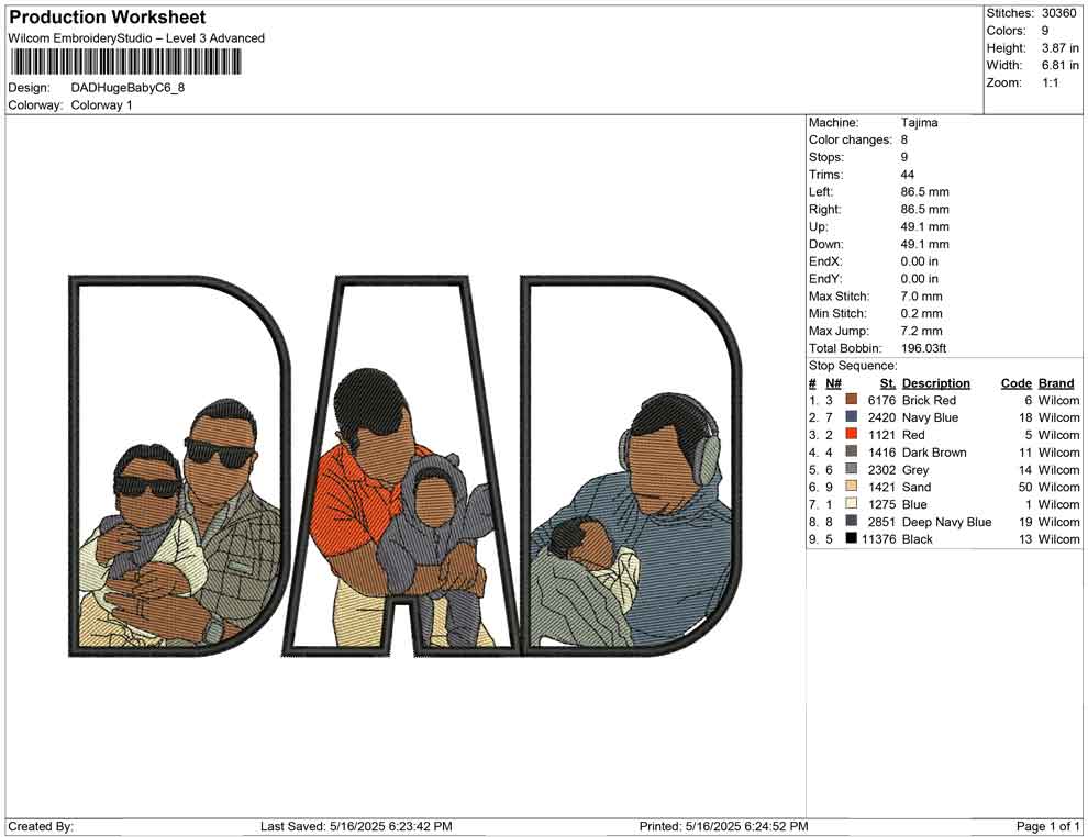 DAD Huge Baby C