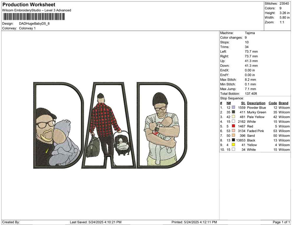 DAD huge baby D