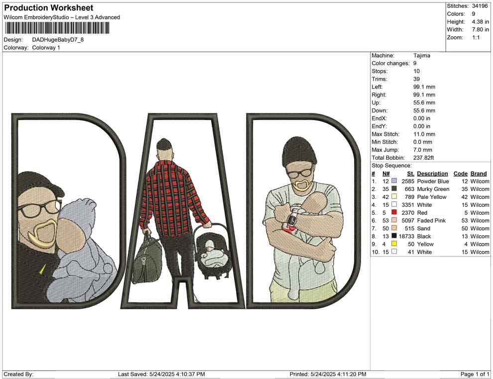 DAD huge baby D