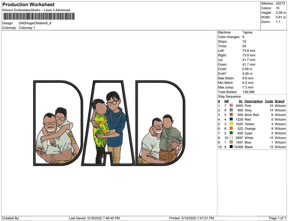 DAD Huge Children