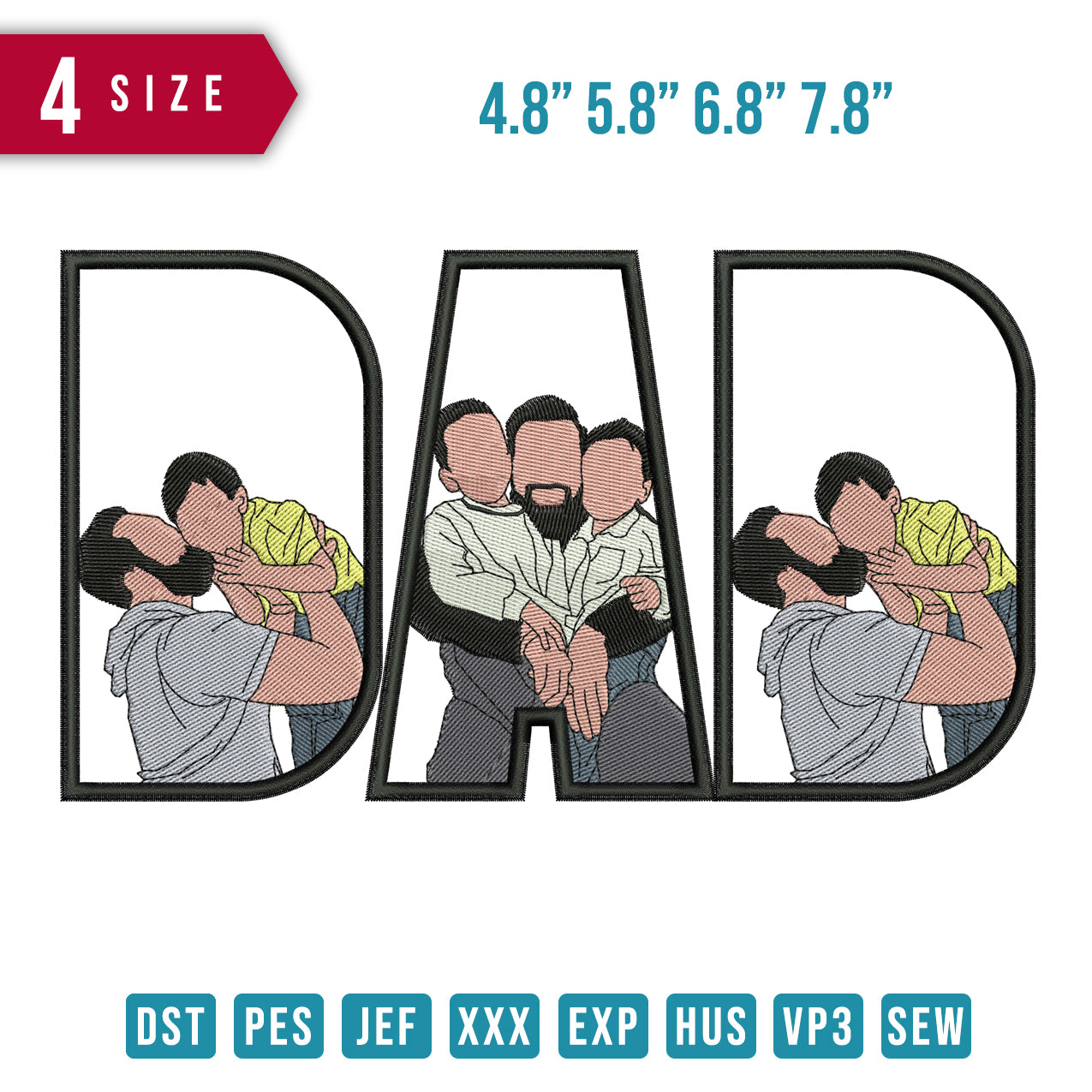DAD Kiss Son