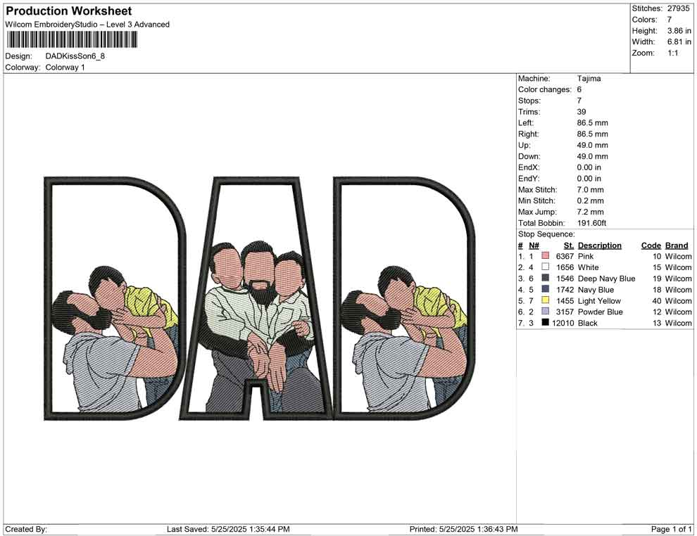 DAD Kiss Son