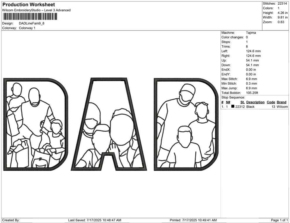 DAD Line Fam