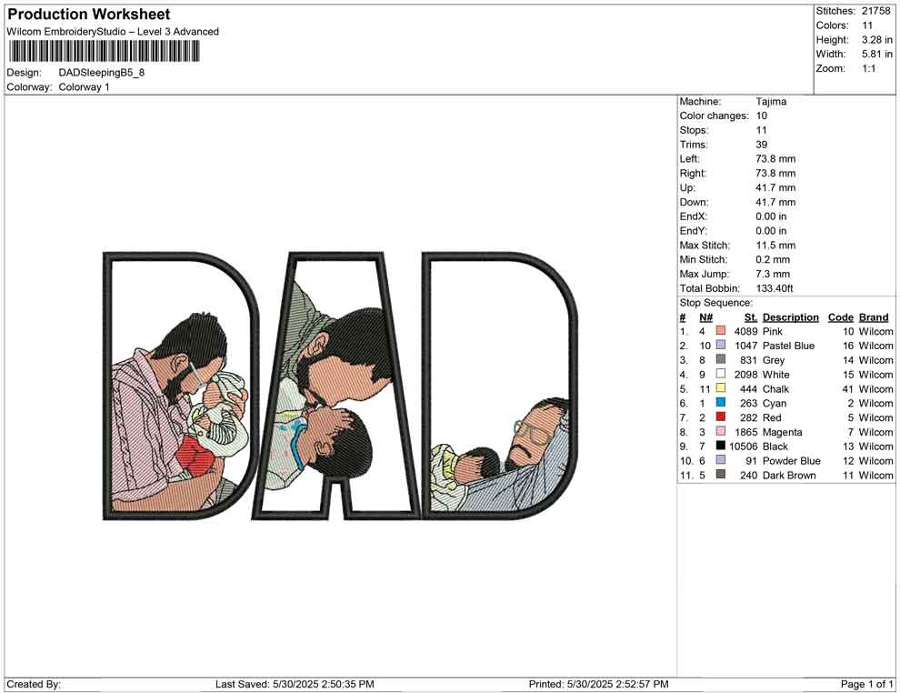 DAD Sleeping B