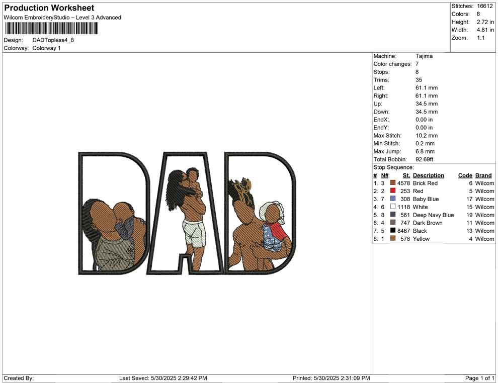 DAD Topless