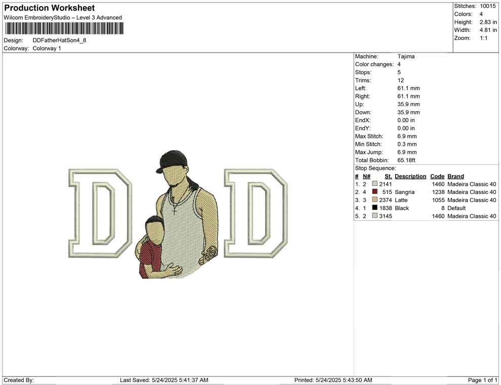 DD Father Hat Son