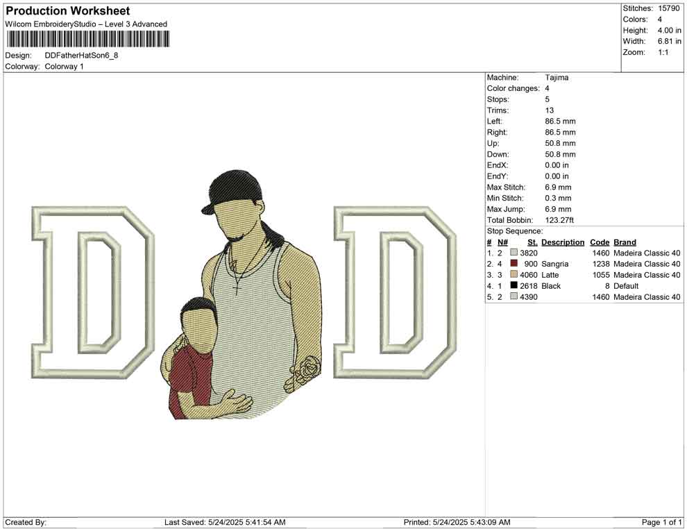 DD Father Hat Son
