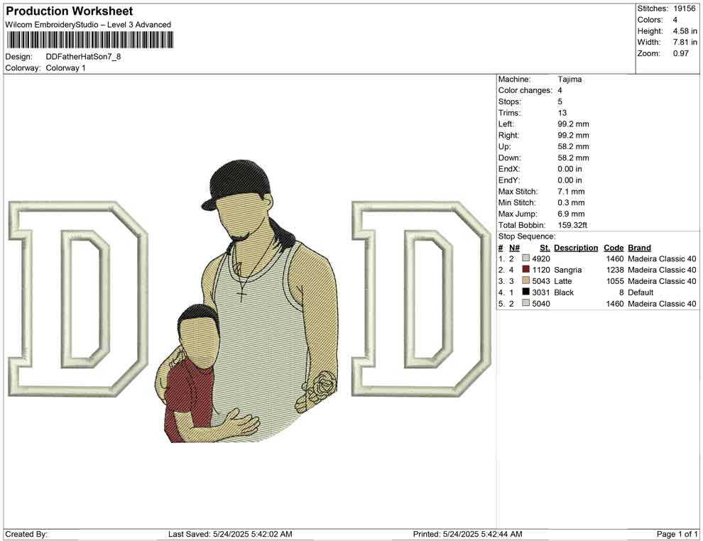 DD Father Hat Son