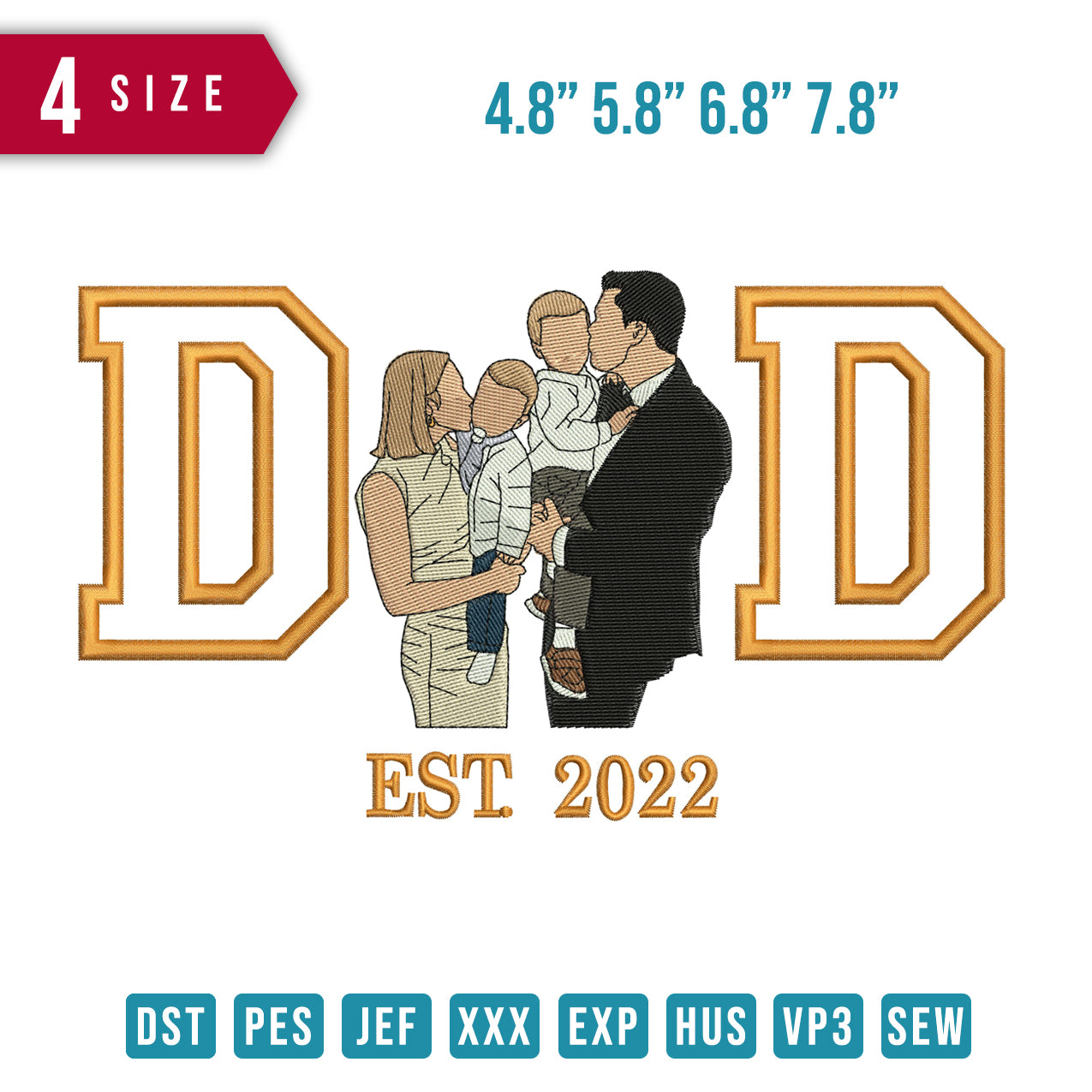 DD Kissing Family