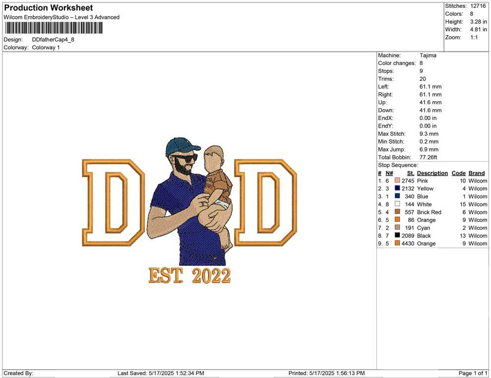 DD father Cap