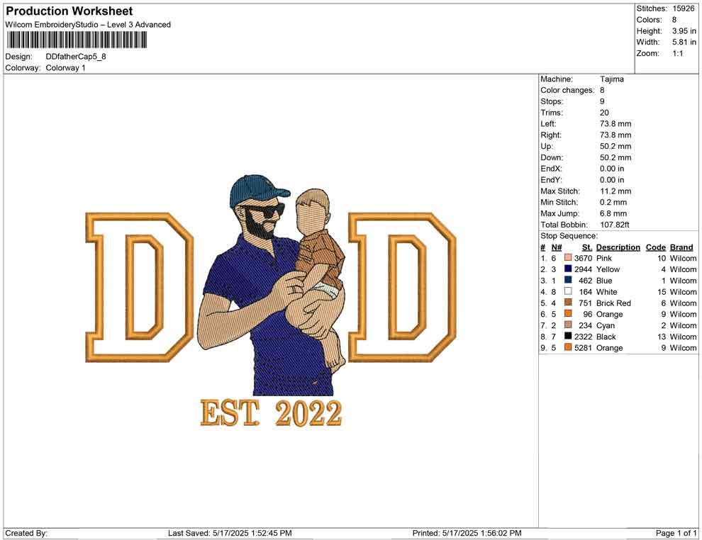 DD father Cap