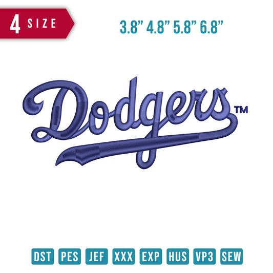 DODGERS 3D puff