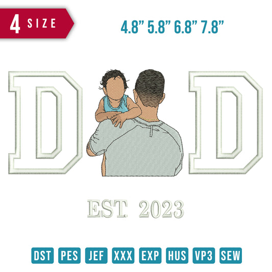 Dad And Baby Est 2024 B
