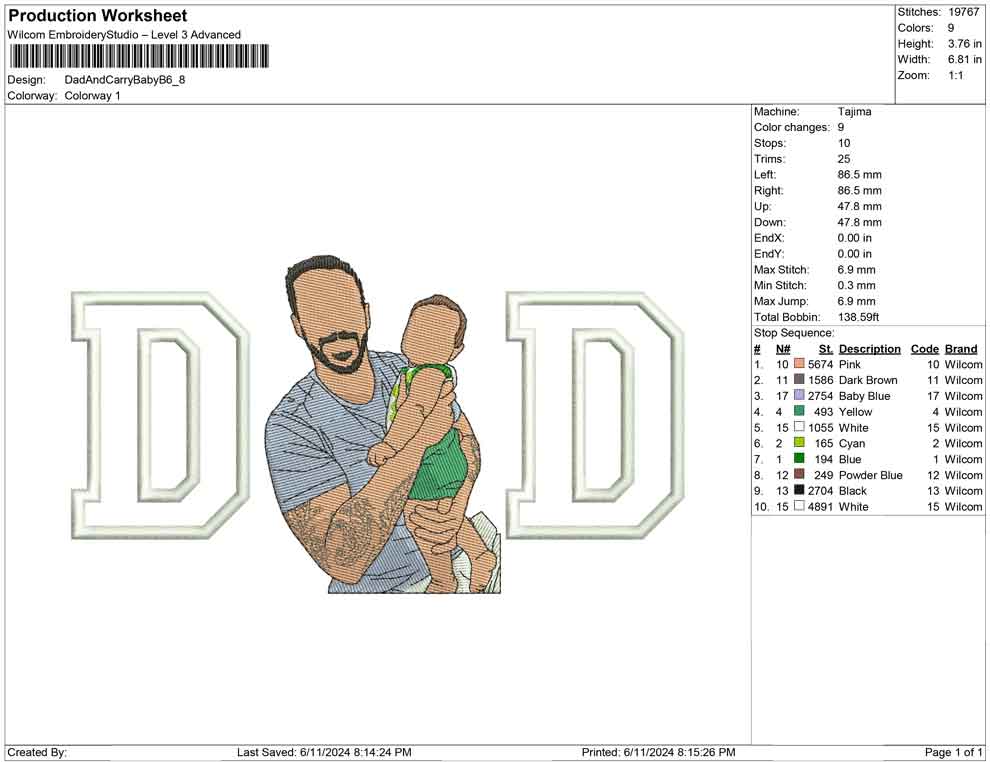 Dad And Carry Baby B