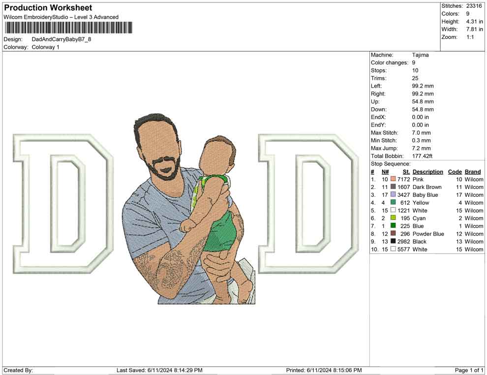 Dad And Carry Baby B