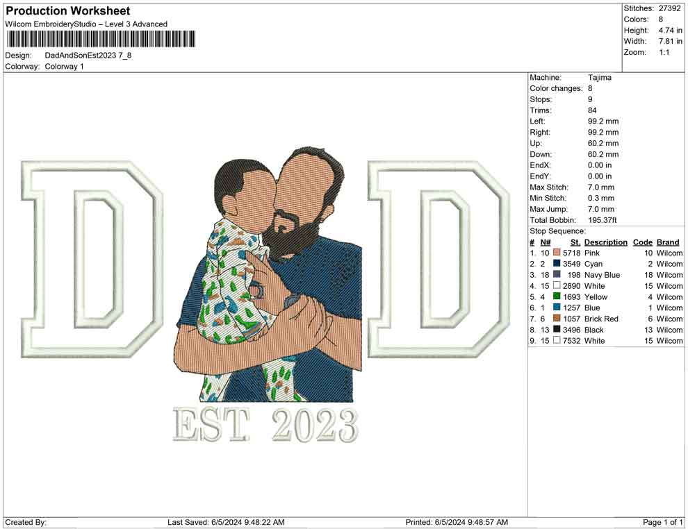 Dad And Son Est 2023