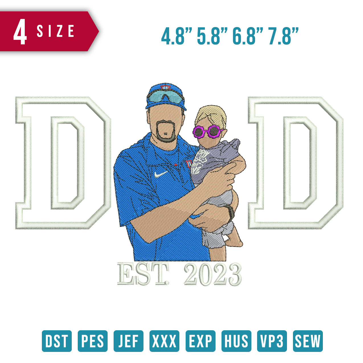 Dad And baby Eyeglass