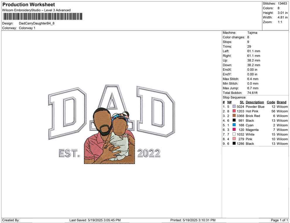 Dad Carry Daughter B