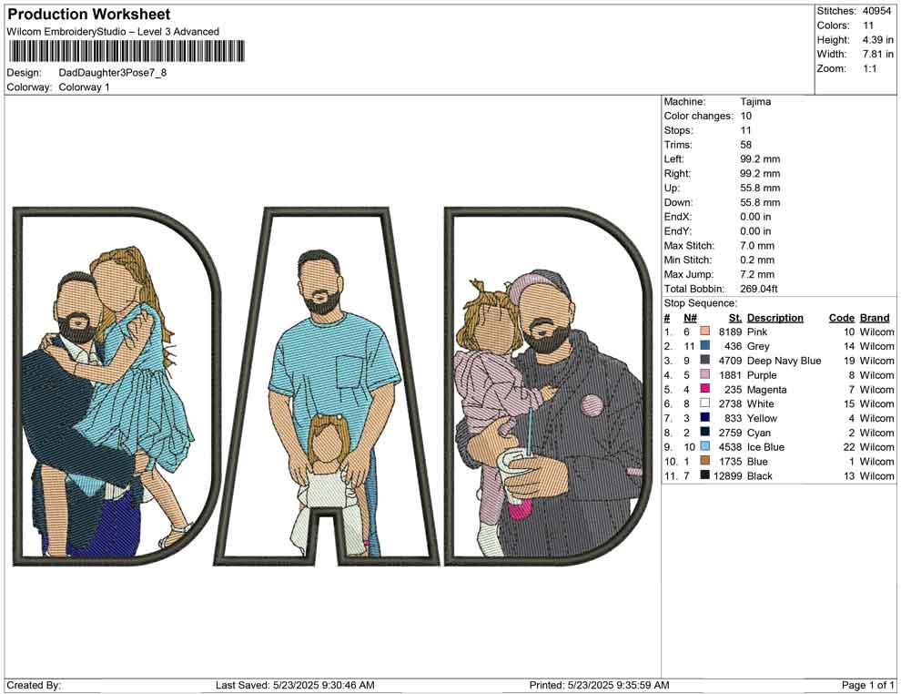 Dad daughter 3 pose