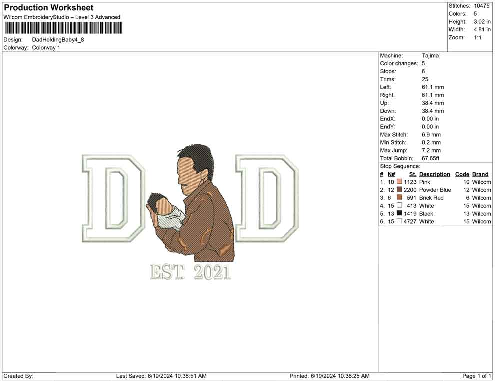 Dad Holding Baby