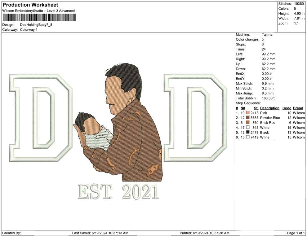 Dad Holding Baby