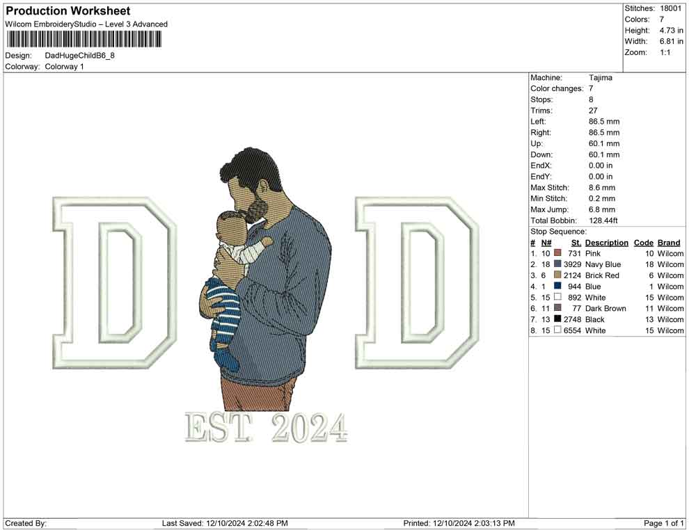 Dad Huge Child B